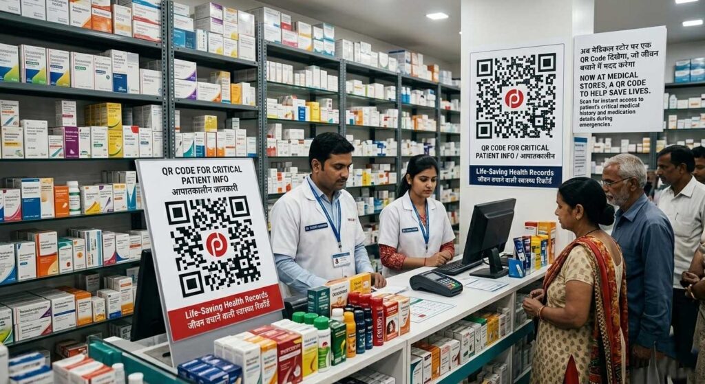 QR-at-Medical-Store